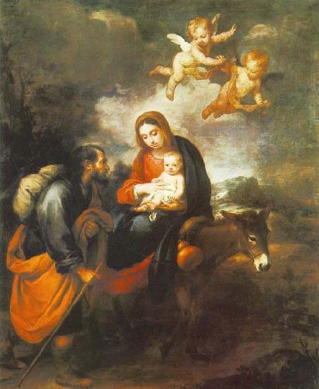 Bartolome Esteban Murillo Flight into Egypt